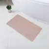 Tapete antiderrapante para banheiro com ventosa costura vazada tapete à prova d'água tabuleiro de xadrez vaso sanitário piscina tapete de cozinha