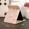 Espelho de Maquiagem Novo Estilo, Espelho de Mesa Dobrável Tulipa, Espelho de Mesa Artístico Portátil Fofo para Estudantes