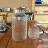 Kaikyo Cristal Transparente Hervidor de Agua Fría para Beber Agua Versión de Lujo Ligero Simple Moderno Hervidor de Agua Tetera