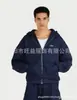 Moletom Americano de Outono Transfronteiriço Nova Moda Personalidade Rua Cor Sólida Casual com Capuz para Homens e Mulheres