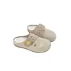 Zapatillas de media caña Baotou para mujer, colección primavera y otoño 2026, súper modernas inspiradas en la dopamina, versátiles, casuales, antideslizantes, de suela blanda y cómodas.