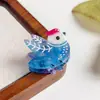 Lindo Clip para el Cabello de Acetato con Dibujo de Pájaro Mini Accesorio para el Cabello Infantil Pasador Versátil para Niñas