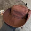 Sombrero Cowboy Fanman para Mujer 2024 Nuevo Sombrero de Pescador para Mujer Sombrero de Sol de Verano Sombrero de Protección Solar Viaje al Aire Libre Camping Aterrizaje