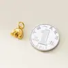 Colgante de elefante con patrón electrochapado de plata de ley 925 para pulsera DIY, mano de obra fina, adorno colgante, material de cuerda hecho a mano, accesorios Q0626