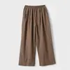40 piezas de pantalones caseros de algodón puro para mujer, pantalones de pijama a cuadros simples, pantalones largos de pierna recta, pantalones casuales para primavera y otoño para mujer