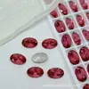 Wuzhou K9 Super Brilhante 8X12 Pedra de Strass em Formato de Ovo de Pombo 1:1 Réplica de Acessórios para Nail Art Huazi Pontiagudos de Fundo Decorativo DIY