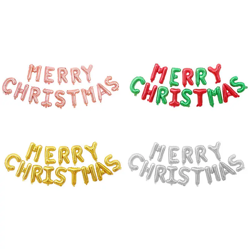 16寸圣诞节字母套装Merry Christmas派对装饰圣