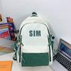 Mochila Escolar para Aluno do Ensino Fundamental Feminina Aluno do Ensino Médio Aluno do Ensino Médio Masculino Estudante Universitário Bonita Grande Capacidade Mochila Floresta Novo Estilo