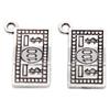 1.35 gramos de moneda colgante de plata del Tíbet cien dólares pulsera hecha a mano joyería pulsera collar colgante de plata