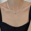 Collar NK-97 Cobre Amor Perla Collar Cadena Clavícula Mujer Alta Gama Versátil Estilo Popular Celebridad de Internet Francés