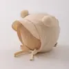 Touca de Bebê, Estilo Primavera e Outono, Touca com Proteção para as Orelhas, Estilo Coreano Fofo, Prática para Viagem, Touca à Prova de Vento, Touca Protetora para Recém-Nascido