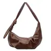 Bolsa de Hojaldre Grande de Nueva Colección Otoño e Invierno 2025 para Mujer, Bolso de Hombro Plisado Retro, Bolso Cruzado de Estilo Perezoso para Viajes