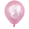 Balão Tema Borboleta Rosa Roxo Balão com Estampa de Borboleta Arranjo de Casamento Balão de Festa Balão para Barraca de Feira Noturna