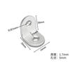Ángulo de acero inoxidable al por mayor código 90 grados soporte de ángulo recto soporte tipo tl soporte triangular para silla pieza conector de muebles