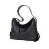 Bolsa de Ombro Feminina em Couro Genuíno 2026 Novo Modelo Bolsa de Couro Bovino de Primeira Camada Bolsa Transversal Versátil Elegante Bolsa de Axila para Mulheres