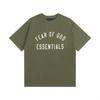 Suéter con capucha y forro polar FEAR OF GOD de doble línea ESSENTIALS para hombre y mujer, marca de moda callejera FOG, abrigo holgado