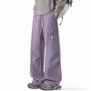Pantalones softshell impermeables, cortavientos y a prueba de golpes con pernera curva para primavera, verano y otoño, pantalones casuales deportivos de moda elásticos de pierna ancha