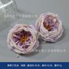 Flor Morada Flor Artificial Abanico de Novia Linterna de Festival Kit de Materiales para Hacer Manualidades Broche de Flor Sombrero de Graduación Tocado