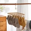 Secador de Roupas Íntimas de Liga de Alumínio e Aço Inoxidável com Múltiplos Pregadores para Secar Meias, Multifuncional para Varanda de Casa e Secagem de Bebê