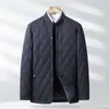 Chaqueta de Negocios Gruesa de Algodón con Cuello Alto para Hombre, Abrigo de Algodón para Hombre, Ropa Exterior, Chaqueta Casual de Alta Calidad, Chaqueta Acolchada de Algodón para Hombre