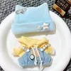 Roupas para Boneca de Vinil Dimoo Conjunto Fofo de Macacão Vestir Boneca Chaveiro de Roupas para Boneca Bruto