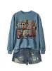 Amazon eBay estação independente moda casual vintage feminina chapéu aconchegante temporada caneca moletom comércio exterior