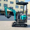 Exportación Transfronteriza de Miniexcavadoras de Oruga para Agricultura en Huertos, Miniexcavadora Tipo 12, Máquina Multifuncional de Excavación y Trituración de Ingeniería