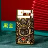 Encendedor de Queroseno Yubang Ola Gigante No. Encendedor para Hombre 3 Dragones Jugando con Perla Relieve 3D Expulsión Automática Venta al por Mayor