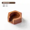 Mango de máquina de café, recipiente redondo especial para polvo, caja de almacenamiento de papel de filtro, caja de papel de filtro a prueba de polvo de madera maciza, universal 51/53/58mm