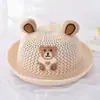 Chapéu de Bebê Primavera e Verão Fofo Super Fofo Chapéu de Palha Infantil Chapéu de Pescador para Bebê Meninos e Meninas Chapéu Coco Protetor Solar Chapéu Protetor Solar