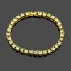 Comercio exterior Europa y Estados Unidos ebay caliente caliente personalidad hip hop hombre y mujer pulsera de diamantes de fila única pulsera de moda fabricantes de pulseras