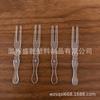 Cuchillo y Tenedor de Plástico Cuchillo y Tenedor para Pastel de Luna de Mediados de Otoño Empaquetados Individualmente Desechables de Grado Alimenticio Juego de Postre para Pastel de Luna