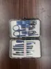 Conjunto de Cortadores de Unha para Uso Doméstico, Cortadores de Unha, Ferramentas de Pedicure, Kit de Manicure e Cuidados com as Unhas, Armazenamento de Cortadores de Unha