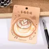 Adesivos de chá com leite e café, estilo fofo ins, feminino, para decorar agendas, destacáveis, para estudantes deixarem recados e anotações, adesivos reutilizáveis