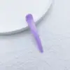 Presilha de Crocodilo Estilo Coreano Transfronteiriça, Presilha Bico de Pato Sólida Cor Creme, Presilha de Cabelo para Franja Sem Marcas, Pequeno Presente para Cabelos Soltos