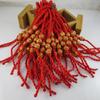 Pulsera de Cuerda Roja del Festival del Bote del Dragón Cuerda Lisa Moneda Antigua de Cobre Pequeña Pulsera de Cuerda Roja para Hombre y Mujer Moneda de Cobre Real Dinero de los Cinco Emperadores Suerte