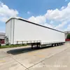 Ventas transfronterizas de transportadores de carga de cinco ejes, transportadores de contenedores, semirremolques de caja con cortina lateral y suspensión de aire para lonas
