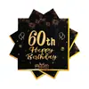 En stock Transfronterizo Nueva Serie de Cumpleaños Impresión a Color Servilleta Taza Boca de Flor Tela Impresa Servilleta Papel de Servilleta Venta al por Mayor