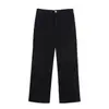 Comércio Exterior Transfronteiriço Roupas Femininas Estilo Europeu e Americano Moda Casual Camisa Top Bordado Vazado Conjunto de Calças Wide-Leg Bordado Vazado