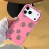 Design de Casca com Linhas Adequado para iPhone 18 Pro Max Capa de Celular com Orelha de Gato, Anti-Queda Dois em Um para Apple 16, Unissex