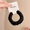 Goma para el pelo de Intestino de Satén, sin marcas, alta elasticidad, no daña el pelo, simple, para niñas para hacer coletas, goma básica suave, nueva