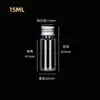 Botellas Transparentes Personalizadas al por Mayor de 30 50 100 ml para Mascotas para Aceites Esenciales, Medicamentos para Peces, Botellas Dispensadoras Delgadas con Tapas de Aluminio, Botellas de Plástico
