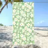 Toalla de Secado Rápido para Vacaciones Transfronterizas junto al Mar, Toalla de Playa de Estilo Sencillo, Trébol de la Suerte Verde Portátil Toalla de Baño Fuerte Absorbente de Agua