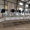 Equipamento de Secagem ao Ar com Fluxo de Ar e Drenagem para Linha de Produção de Alimentos, Aço Inoxidável 304