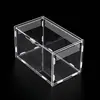 Terrario acrílico para reptiles para arañas, geckos, ranas cornudas, reptiles, lagartos y serpientes, caja de cría transparente ensamblada