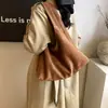 Bolso Hobo Tote Grande de Gamuza Escarchada Retro Bolso de Hombro de Cuero Suave para Mujer Bolso de Mano de Comercio Exterior para Viajes y Uso Diario Venta al por Mayor