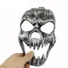 Terror de Halloween dentes afiados Cabeça de Fantasma máscara facial completa festival de fantasmas festa dentes grandes caveira máscara de plástico vendas diretas da fábrica