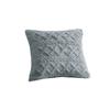 Funda de almohada jacquard de doble cara trenzada transfronteriza funda de cojín de felpa para sofá no contiene relleno de almohada generación de pelo TEMU