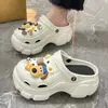 En Stock Entrega Rápida Chanclas de Eva para Mujer, Zuecos de Verano, Diseño de Dibujos Animados a la Moda, Ligeros, Uso en Casa, Suela Gruesa, Antideslizantes, Sandalias de Playa