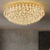 Lámpara de techo de arte de hierro estilo francés de lujo ligero con cristal galvanizado para sala de estar y vestíbulo, iluminación sencilla para comedor y dormitorio, accesorios de iluminación para toda la casa